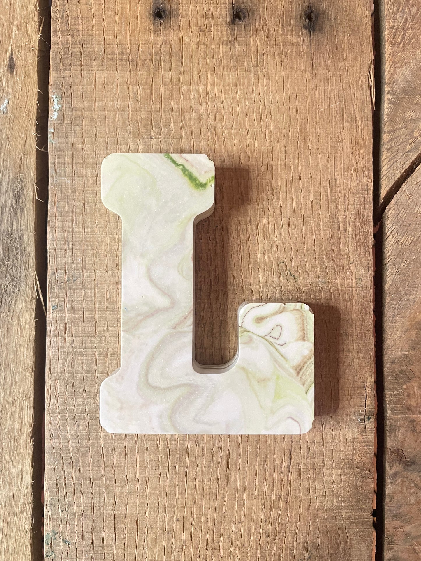 Custom Stoneware Letters
