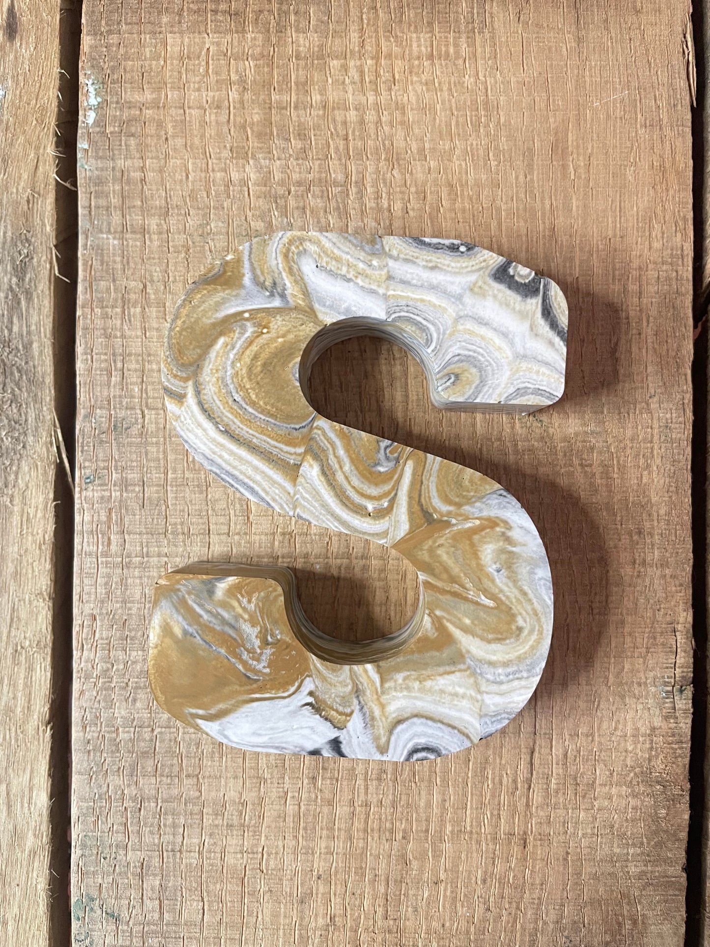 Custom Stoneware Letters