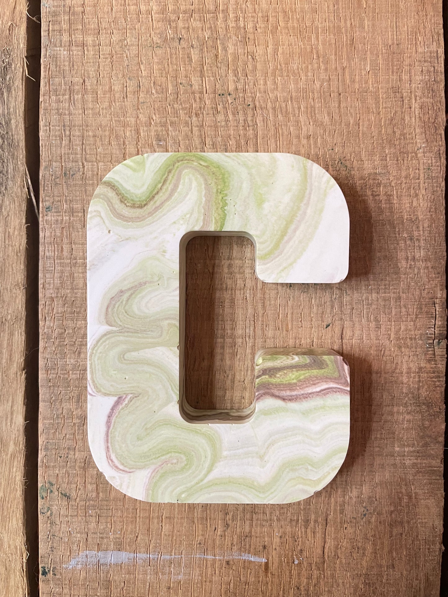 Custom Stoneware Letters